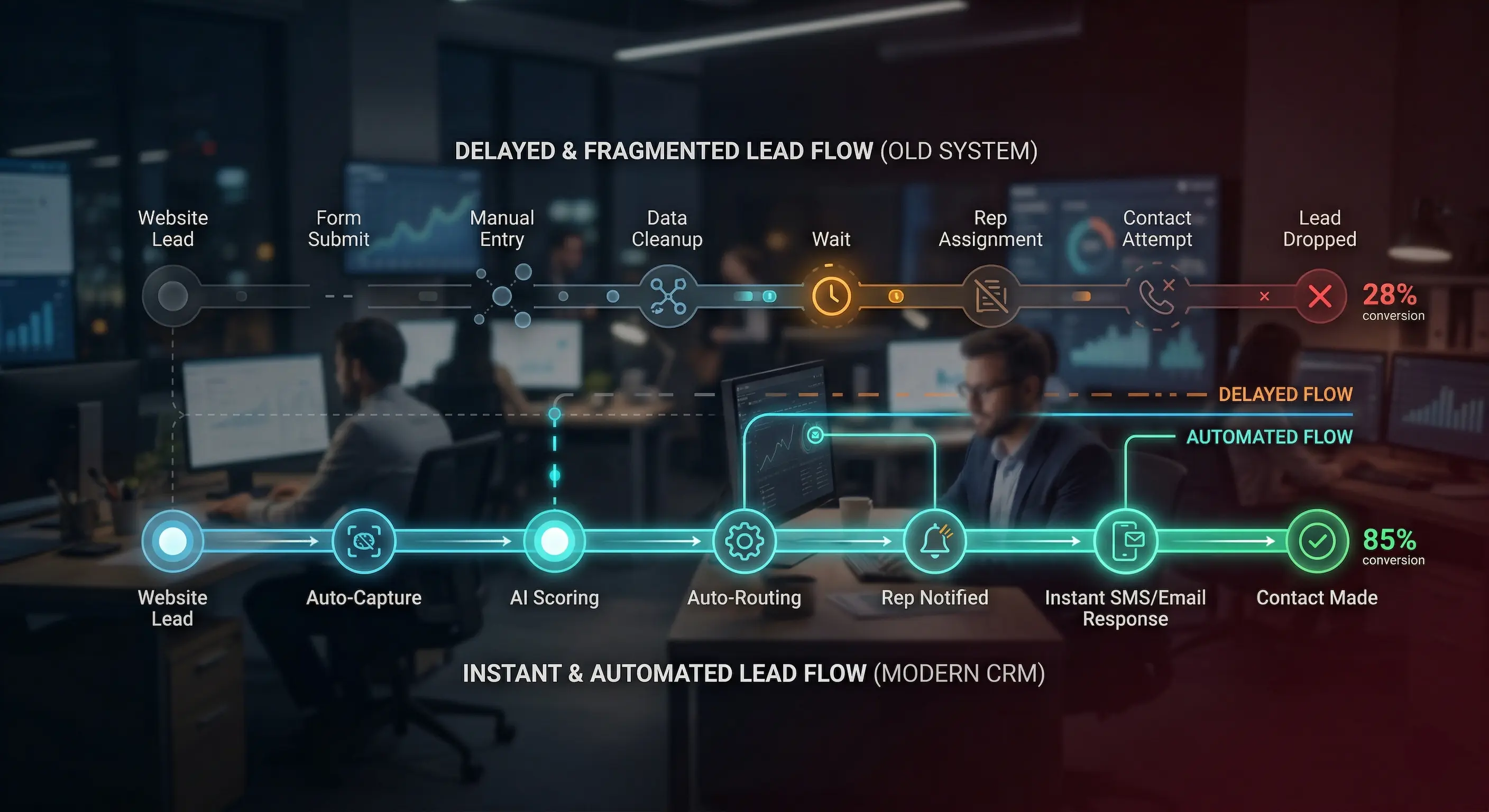 Lead Visual Example Lead Response Time Benchmarks (Why Most Fail)